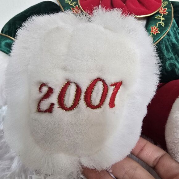 2001 Dan Dee Snowflake Teddy Bear Holiday Collectible Plush Christmas Edition - Picture 4 of 9
